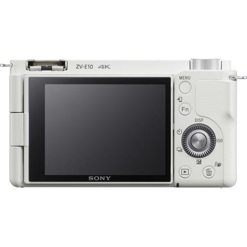 ソニー VLOGCAM ZV-E10 ボディ ホワイト SONY ミラーレス一眼カメラ 軽量 Wi-Fi搭載 Vlogカメラ 4K動画撮影の画像