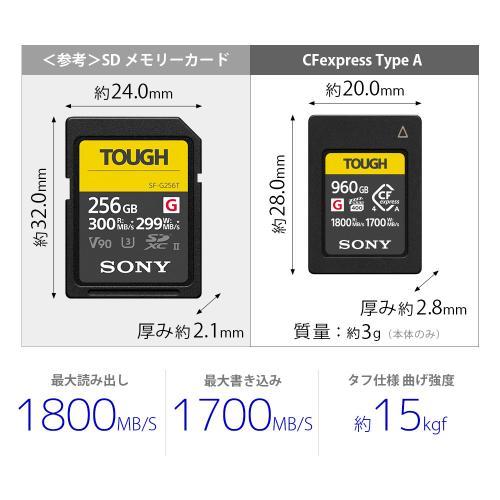 ソニー CEA-G960T CFexpress Type A メモリーカード 960GB 《納期未定》の画像