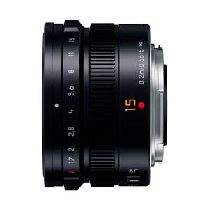 パナソニック LEICA DG SUMMILUX 15mm/F1.7 ASPH. [H-X015] ブラック 《納期約３−４週間》｜emedama｜02