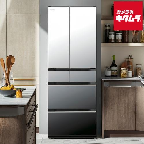 HITACHI 600L 大型冷蔵庫 6ドア ミラーパネル 2021 d4482 HITACHI 600L 大型冷蔵庫 6ドア ミラーパネル 2021 d4482 HITACHI 600L
