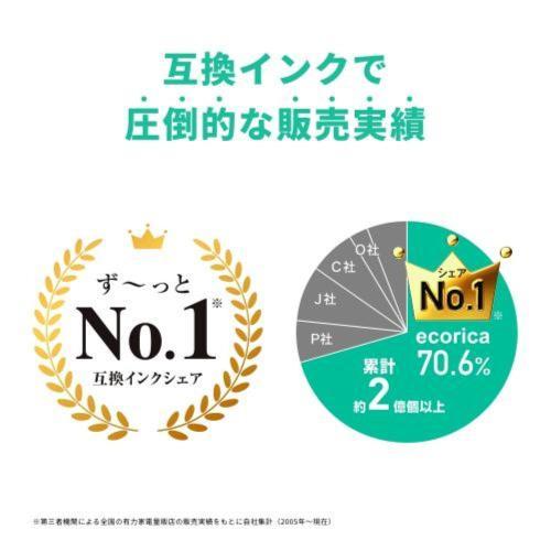 エコリカ 【互換品】 ECI-C325+3266P/BOX キヤノン BCI-326+325/6MP