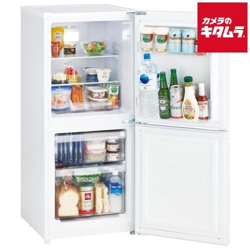 Haier（ハイアール） 2ドア 冷凍冷蔵庫 右開き JR-NF121C-W ［121L