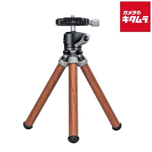 レオフォト MT-02C+LH-22 （W） ミニ三脚セット ウッド : カメラの
