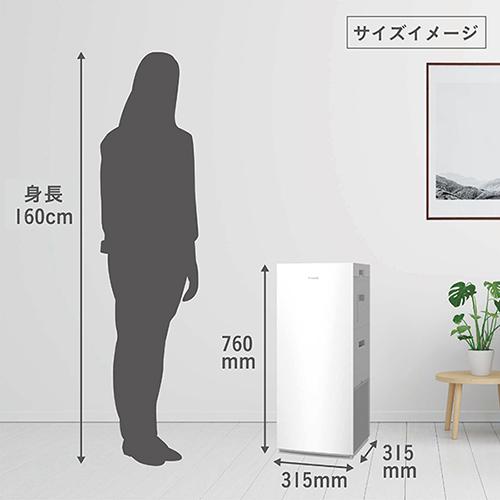 ダイキン（DAIKIN） 加湿ストリーマ空気清浄機 MCK706A-W タワー型