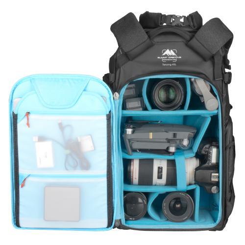 サミットクリエイティブ SUM-TENZING40L-BK＋ テンジン40L ロールトップバックパック ブラックの画像
