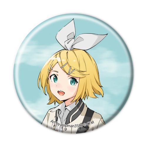 ネコポス】 初音ミク×カメラのキタムラ オリジナル缶バッジ 等身描き