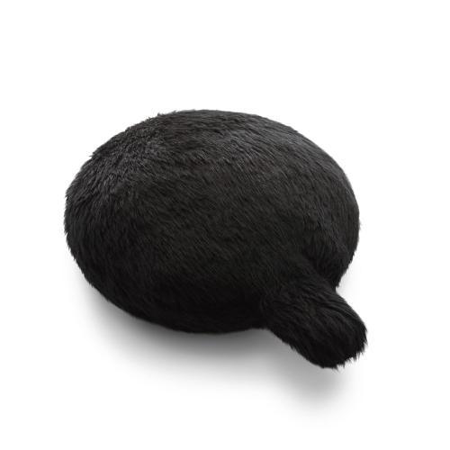 ユカイ工学 セラピーロボット Petit Qoobo Noir プチクーボ ノワールの画像