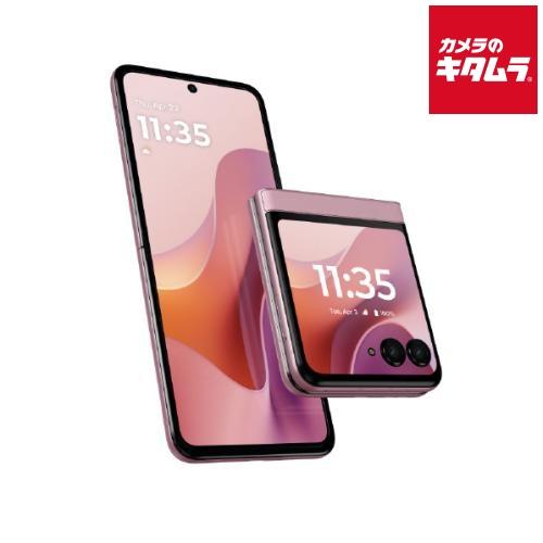 モトローラ motorola razr 60 メイン 6.9インチ/アウト 3.6インチ SIMフリースマートフォン パルフェピンク PB8E0003JP SIMフリー 本体（Yahoo!・カメラのキタムラヤフー店）