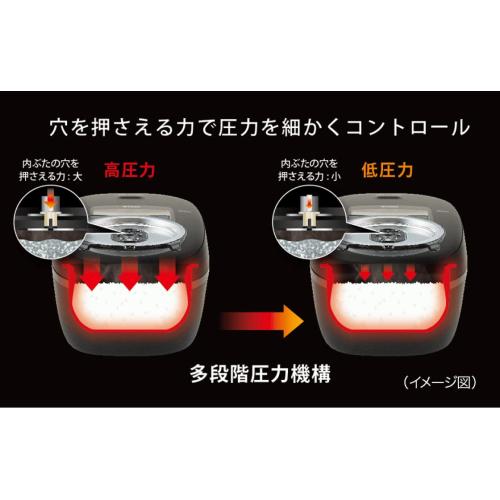 タイガー（TIGER） JRI-G100WO 圧力IH炊飯器 オフホワイト【5.5合炊き