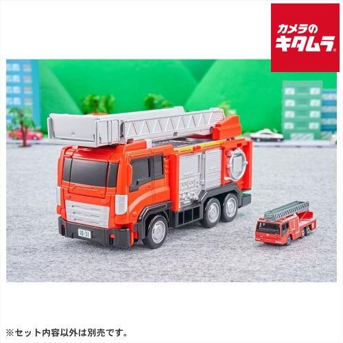 タカラトミー トミカ トミカビークルタウン 変形はしご消防車（トミカ付き）（Yahoo!・カメラのキタムラヤフー店）
