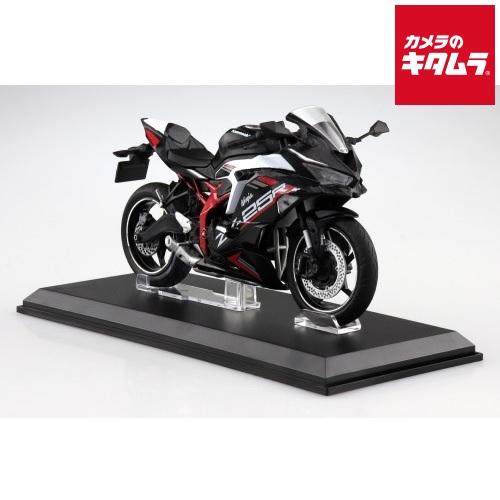 アオシマ 1/12 完成 KAWASAKI Ninja ZX-25R Mブラック/ホワイト