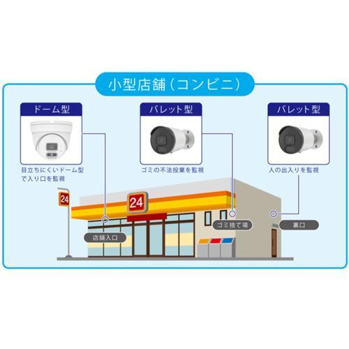 ヤザワコーポレーション NC2.0MP 防犯カメラ SD機能付 NC50C2