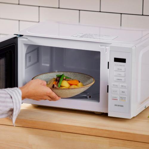 アイリスオーヤマ　電子レンジ　IMB-T178-W ホワイト　2023年製 電子レンジ 17L ターンテーブル IMB-T178-W ホワイト
