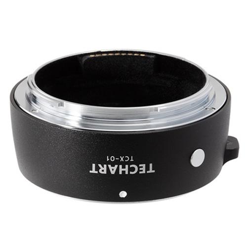 Nikon 1 NIKKOR 18.5mm f/1.8 レンズ BLACK TECHART TCX-01 マウントアダプター[レンズ側：キヤノンEF ボディ側