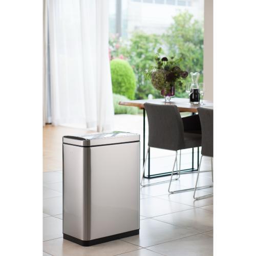 EKO JAPAN デラックスファントム センサービン ゴミ箱 EK9287MT-30L 30L シルバー 《納期約２週間》_1