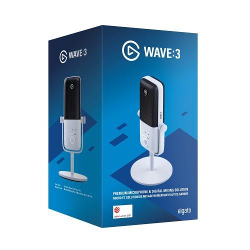 エルガト Elgato ゲーミングマイク Wave:3 White Edition(日本語パッケージ) 10MAB9911_1
