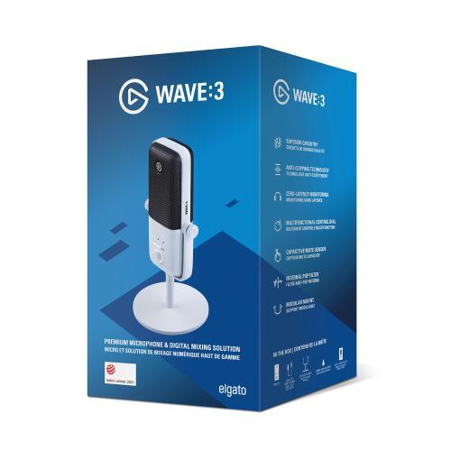 エルガト Elgato ゲーミングマイク Wave:3 White Edition(日本語パッケージ) 10MAB9911_3