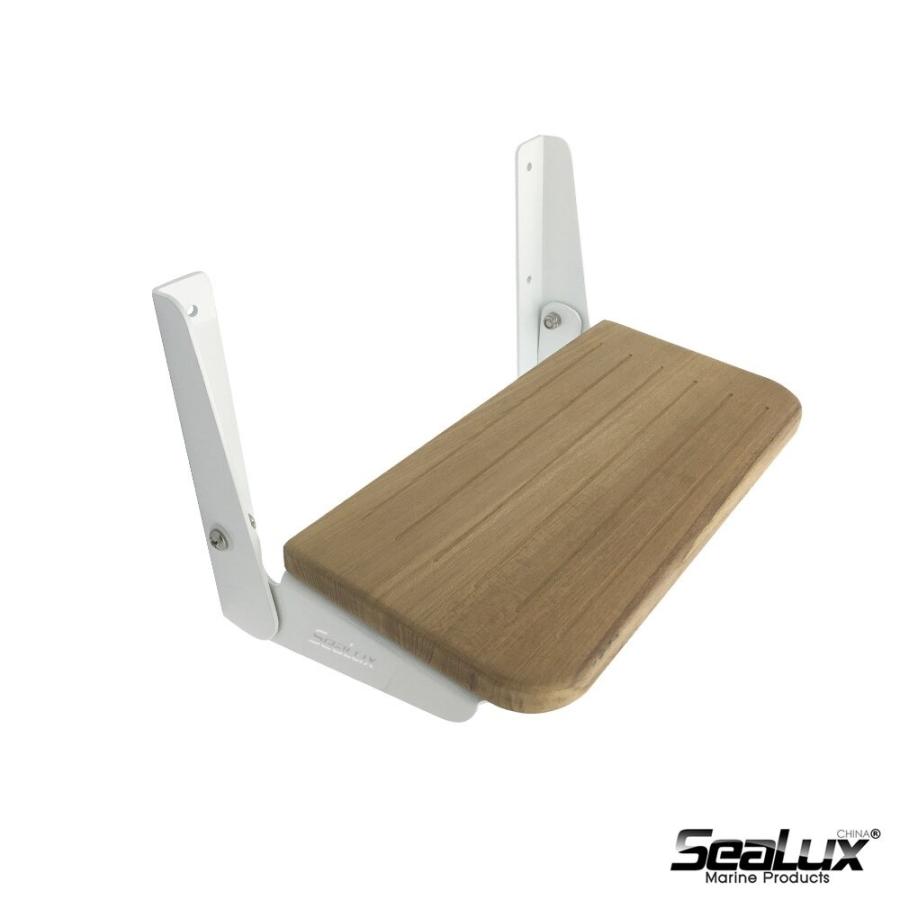 チーク アルミ 折りたたみ 棚 ブラケット ボート 船 マリン用品 新品☆ フットレスト おすすめ 取り付け キット