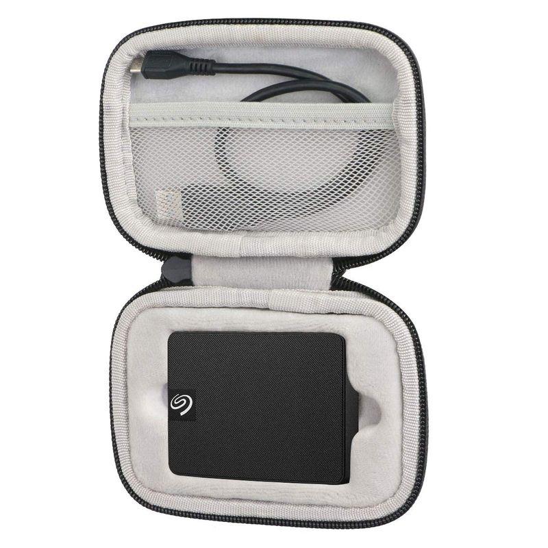 Khanka ハードトラベルケース Seagate One Touch SSD/Expansion SSD 500GB 1TB 外付けソリッ