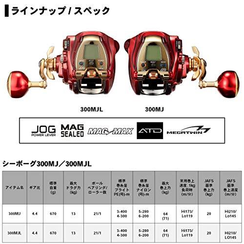 秋冬の主役◎ ダイワ(DAIWA) 電動リール 20 シーボーグ 300MJ(2020モデル) 【AAA1574638513】(55341円)