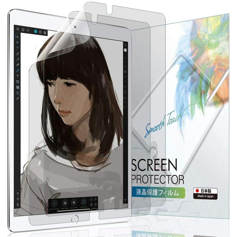 今季も再入荷 女性に人気 2枚セット ケント紙 iPad Pro 12.9 第2世代 2017 第1世代 2015 ペーパーライク フィルム ペン先摩耗低減 日本製 液晶保護フィルム 反射防止 YFF eighc.com eighc.com