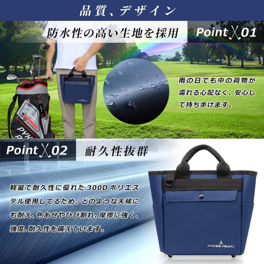 PYKES PEAK（パイクスピーク） ゴルフラウンドバッグ トート 軽量 大