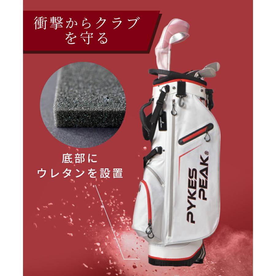 PYKES PEAK ゴルフキャディバッグ 超軽量 2.4kg スタンド PYKES PEAK ゴルフキャディバッグ 超軽量 2.4kg スタンド