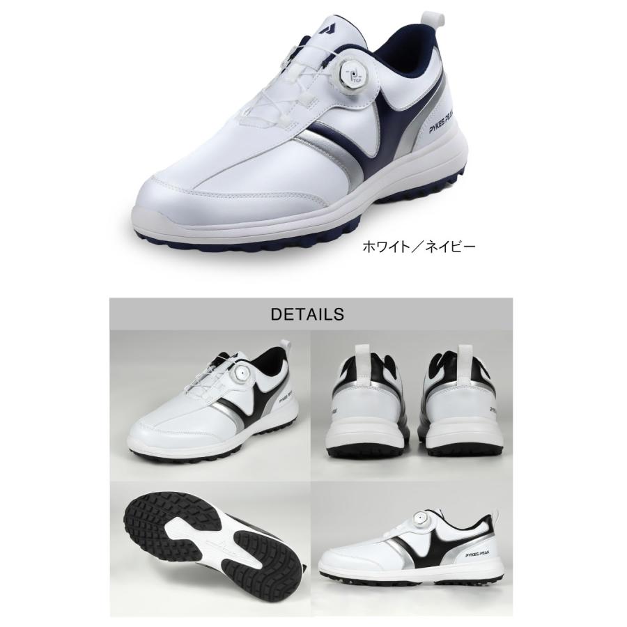 ゴルフシューズ GSS101 ダイヤル 運動靴 スニーカー スポーツ ゴルフ ダイヤル式 スパイクレス p0151gssdlPYKES