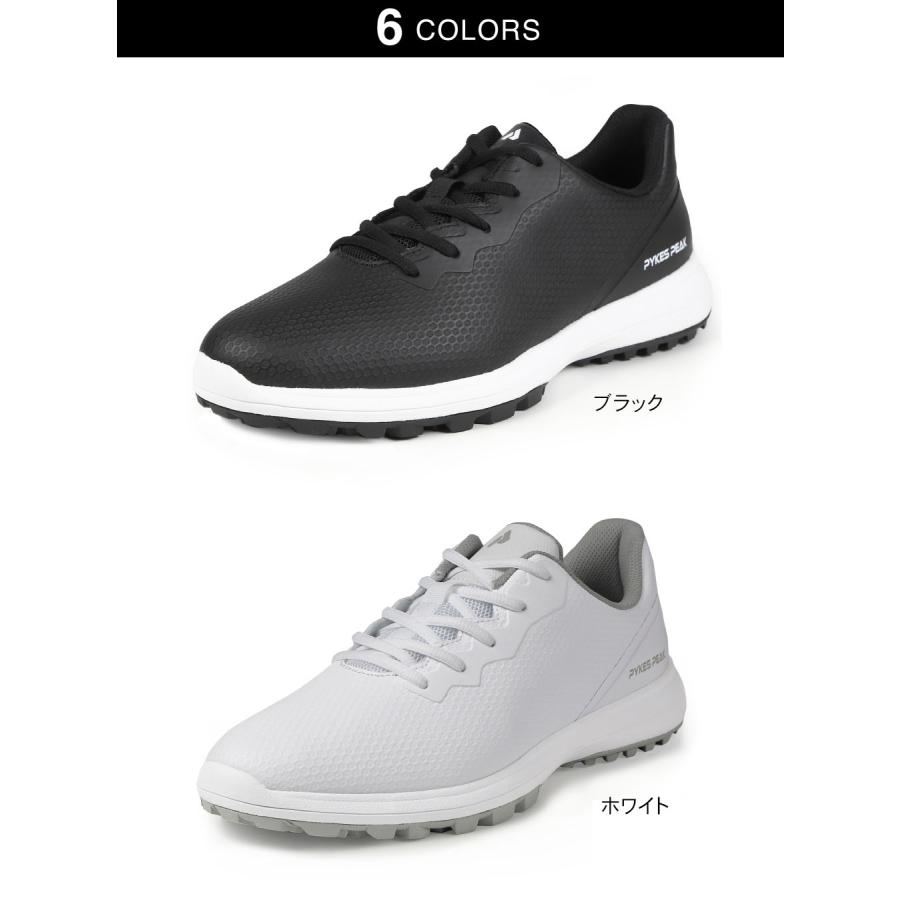 PYKES PEAK（パイクスピーク） ゴルフシューズ スニーカー 幅広い