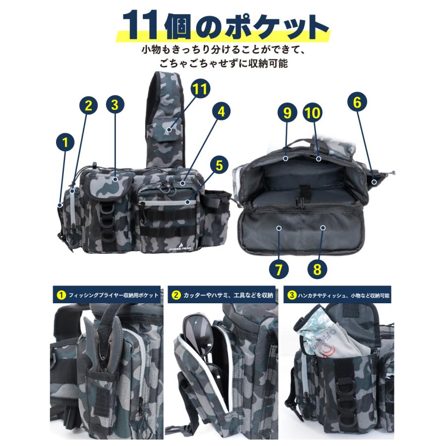 PYKES PEAK（パイクスピーク） 釣り用ショルダーバッグ Lサイズ