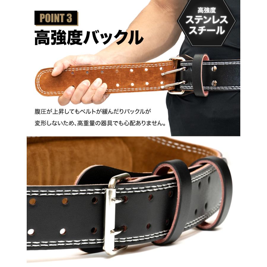 PYKES PEAK（パイクスピーク） トレーニングベルト 女性 本革 筋トレ