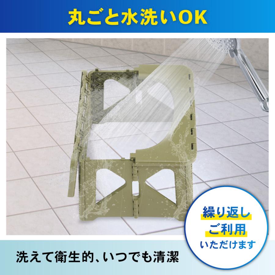 簡易トイレ 選べる サイズ スツール セット 防災 踏み台 救急トイレ 折りたたみ おしゃれ 介護用 非常用 緊急 携帯 おしゃれ パイクスピーク | PYKES PEAK | 12