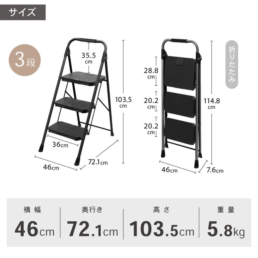 PYKES PEAK（パイクスピーク） 踏み台 脚立 はしご 梯子 2段 3段 4段