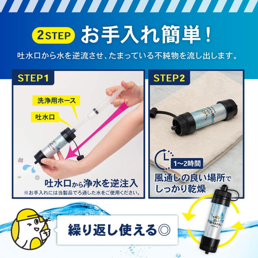 「めざましテレビで紹介」携帯浄水器 1年保証 防災 アウトドア 災害 備蓄 保存 非常食 水筒 ろ過器 ポータブル 旅行 登山 断水 おしゃれ パイクスピーク | ブランド登録なし | 17