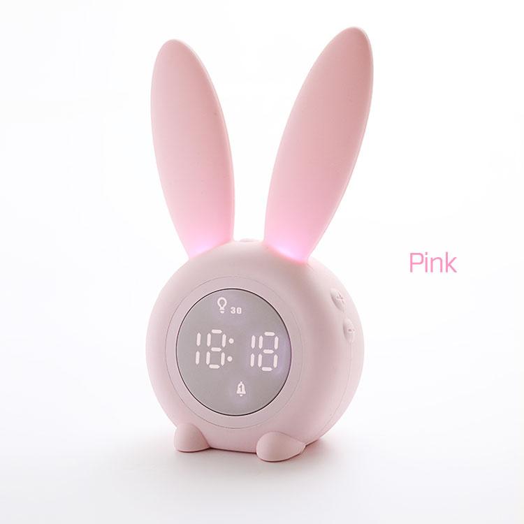 目覚まし時計 おしゃれ デジタル 子供 女の子 男の子 おすすめ キャラクター 光 かわいい 女の子 置き時計 置時計 デジタル かわいい おしゃれ ナイトライト か R0033bunnyclock Emi Direct 通販 Yahoo ショッピング