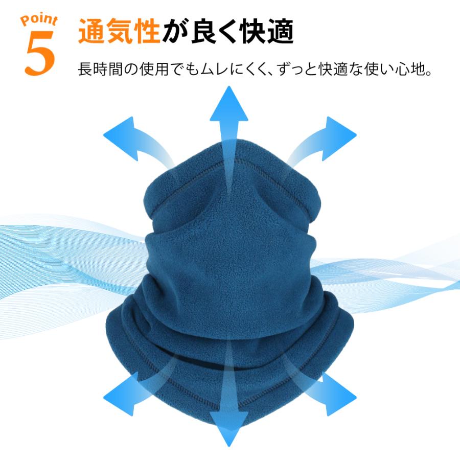 PYKES PEAK ネックウォーマー 防寒 保温 フリース スヌード