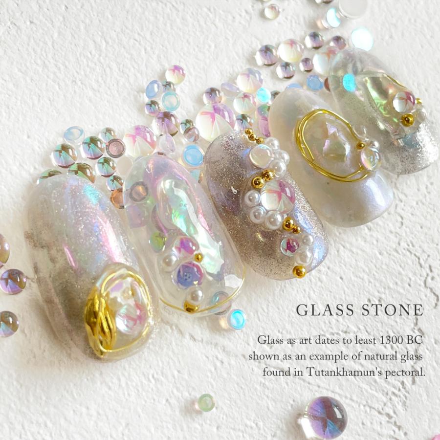 ネイルパーツ アイス オーラアイスブロックチャーム、ドーパミンネイルラインストーン、AB