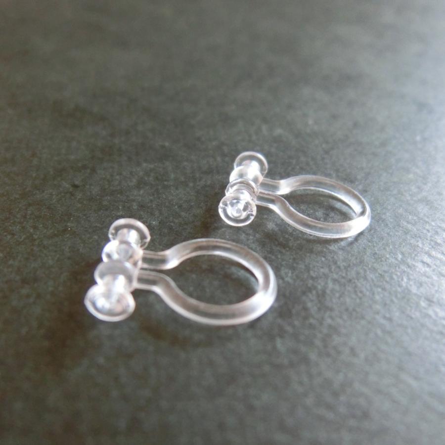 ハンドメイドパーツ 樹脂 イヤリング パーツ 突き刺しタイプ １ペア ２個 ノンホールピアス クリア パーツ 材料 素材 H0002 セレクトショップ エミーナル 通販 Yahoo ショッピング