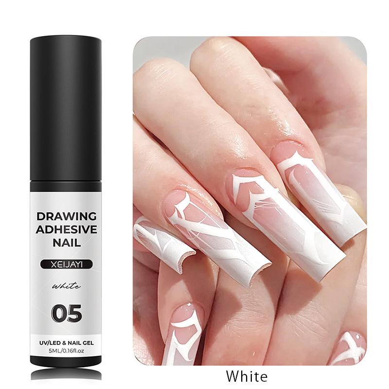 ジェルネイル ライナー アート ジェル 全5色 ライン用 ポリッシュ