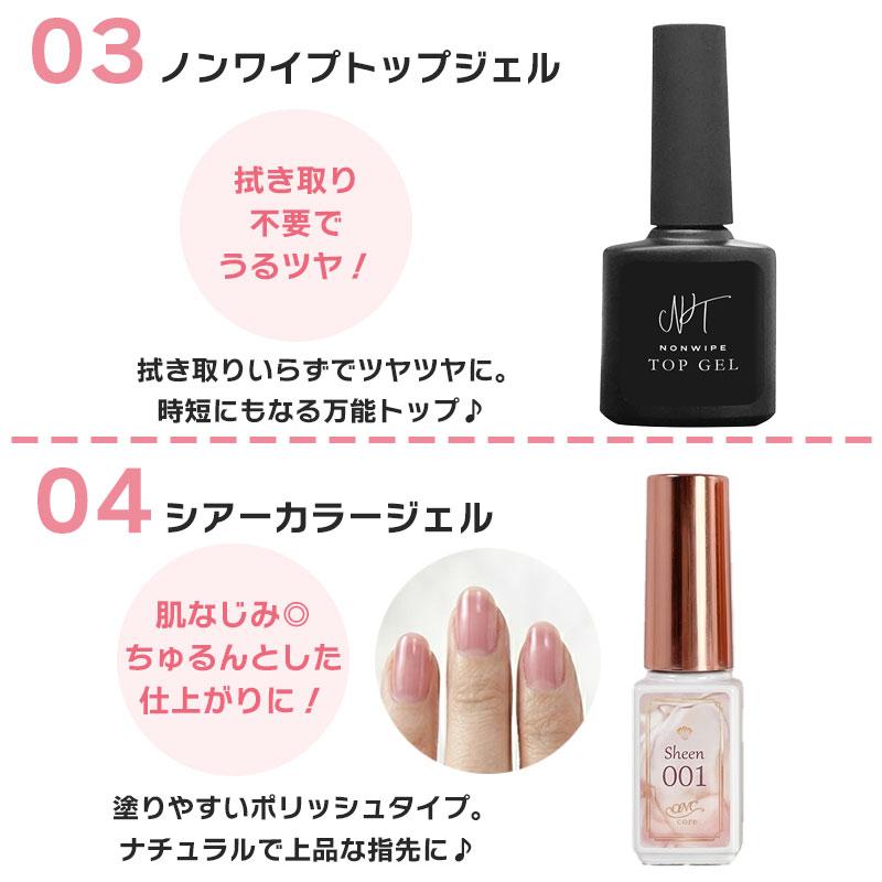 初心者専用 ジェルネイル キット ジェルネイルセット スターターキット