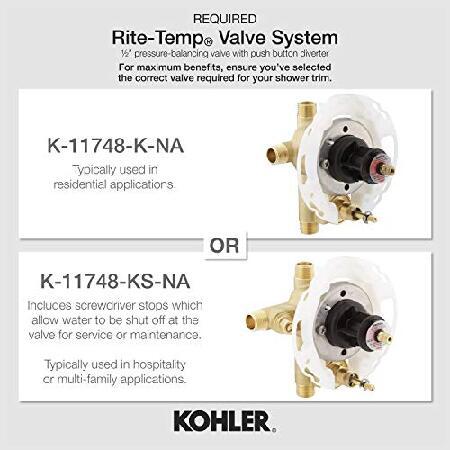 KOHLER　T14420-4-BN　K-T14420-4-BN　ワンサイズ　鮮やかなつや消しニッケル