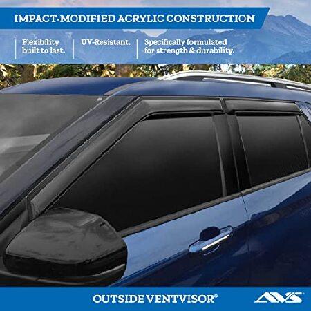 直営アウトレット Auto Ventshade [AVS] Outside Mount Ventvisor | 2008 - 2011 Ford Focus Sedan- Smoke， 4 pc. | 94968