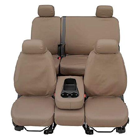 Covercraft　SeatSaver　Second　(Wet　Sand)　Custom　Seat　Row　Cover　Fit　for　Ram　Select　Models　1500　Polycotton