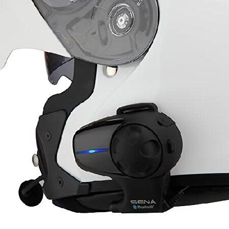 Sena SMH10-11 Motorcycle Bluetooth Headset / Intercom with Universal Microphone Kit (Single) , Black｜emiemi｜04