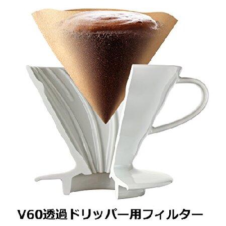 HARIO(ハリオ) V60セラミックドリッパー02セット 1-4杯用 ホワイト 日本製 XVDD-3012W｜emiemi｜04