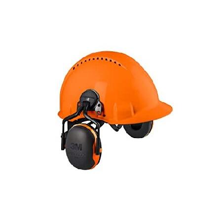 3M　PELTOR　Earmuffs　X1P5E,　10　Orange,　Forestry　Case　EA