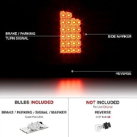 セール超安い VIPMOTOZ プレミアム LED スモークレンズ テールライトランプ 2002-2006 Dodge RAM 1500 2500 3500用 Driver ＆ Passenger Side AZN-SOT-DRAM02-LED-SM