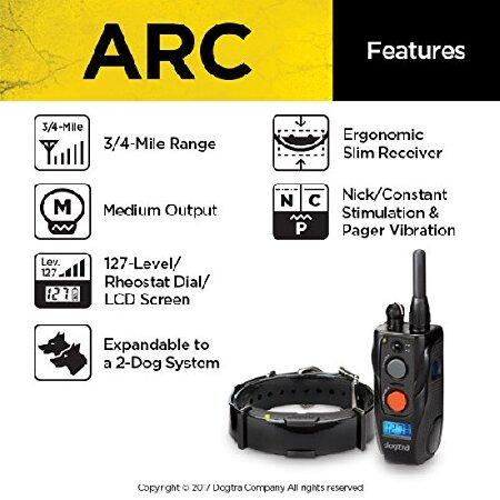 Dogtra ARC Remote Training E-Collar - 3/4 Mile Range - Static Stimulation, Vibration, Audible Tone, Waterproof, Rechargeable, Expandable Dog Training｜emiemi｜05