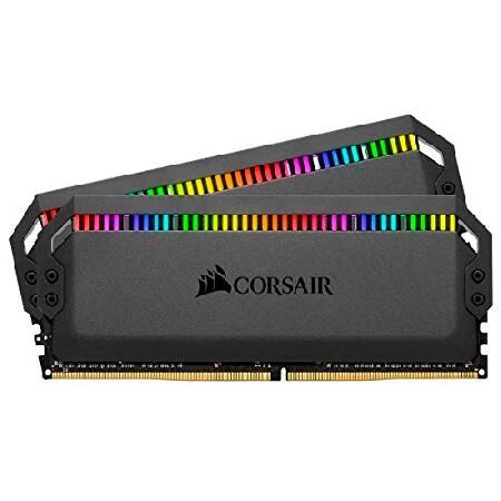 【公式】 CORSAIR DDR4-3466MHz デスクトップPC用 メモリ DOMINATOR PLATINUM RGB シリーズ 32GB [16GB×2枚] CMT32GX4M2C3466C16