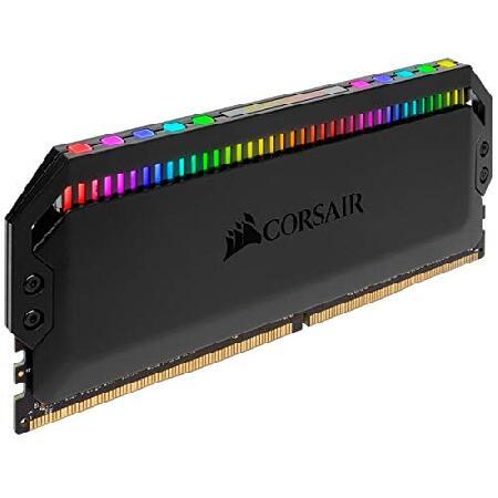 【公式】 CORSAIR DDR4-3466MHz デスクトップPC用 メモリ DOMINATOR PLATINUM RGB シリーズ 32GB [16GB×2枚] CMT32GX4M2C3466C16